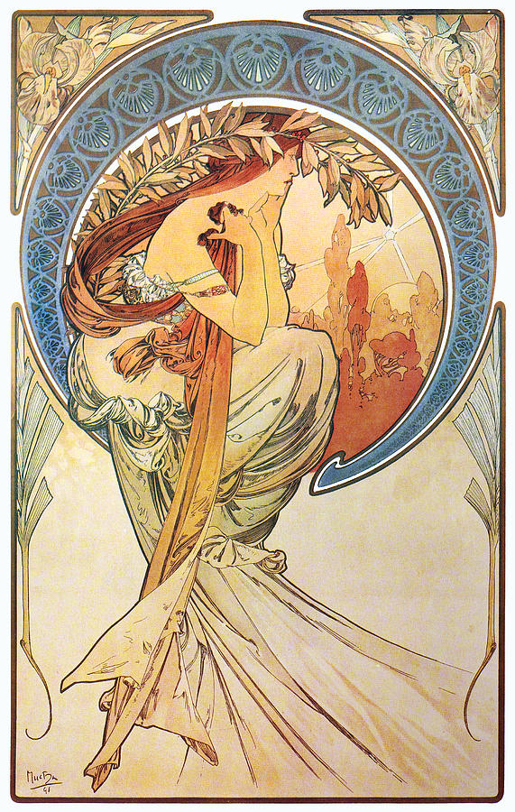 Medee 1898 By Alphonse Mucha AAM070 Art Print A4 A3 A2 A1