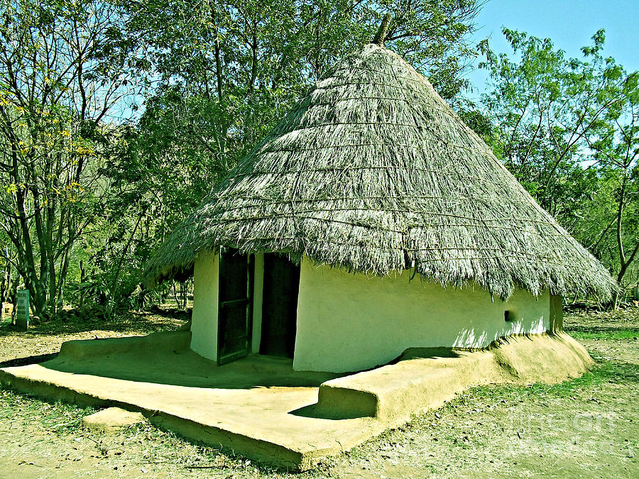 Mud house in village Photograph by Ankit Sagar - Fine Art America