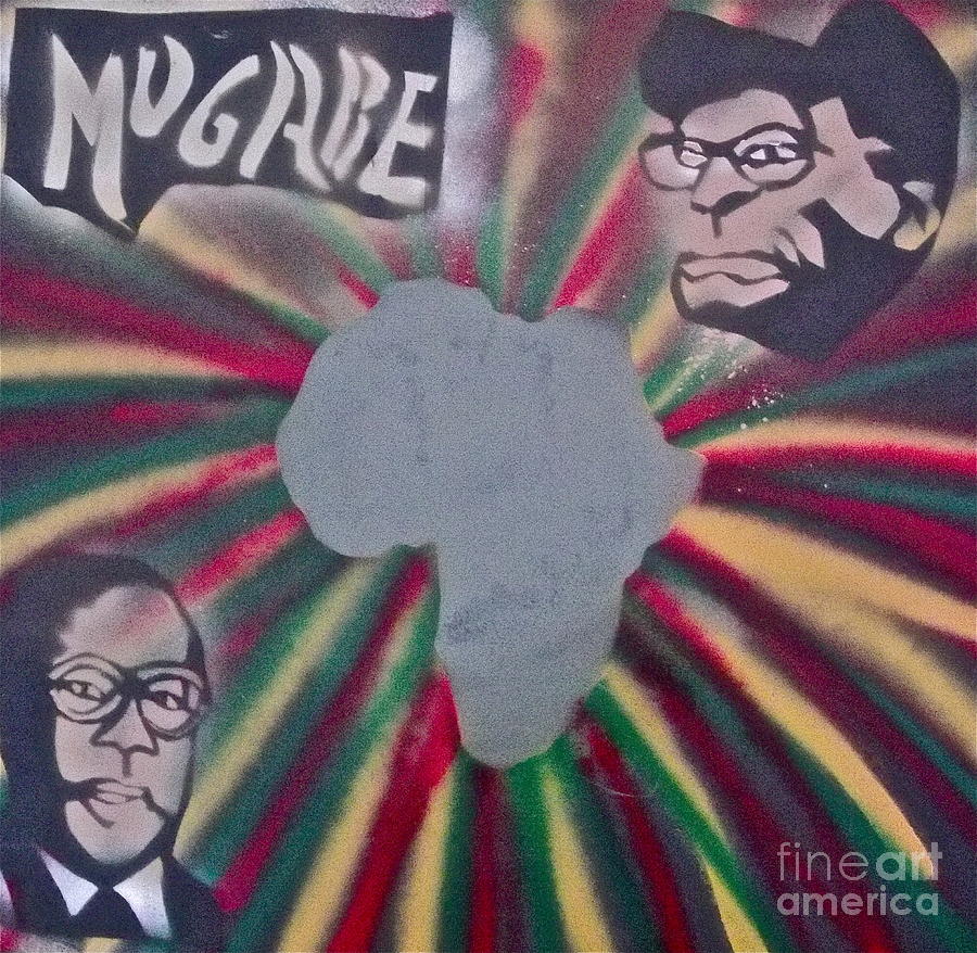 Music Painting - Mugabe by Tony B Conscious