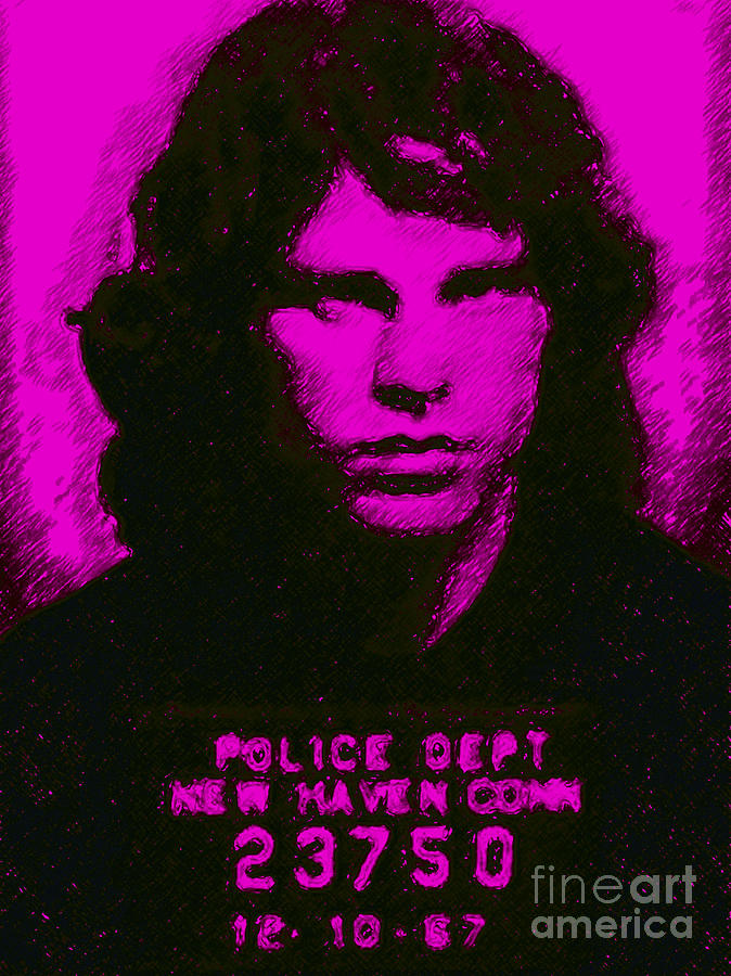 Mugshot Jim Morrison m88 Photograph by Wingsdomain Art and Photography