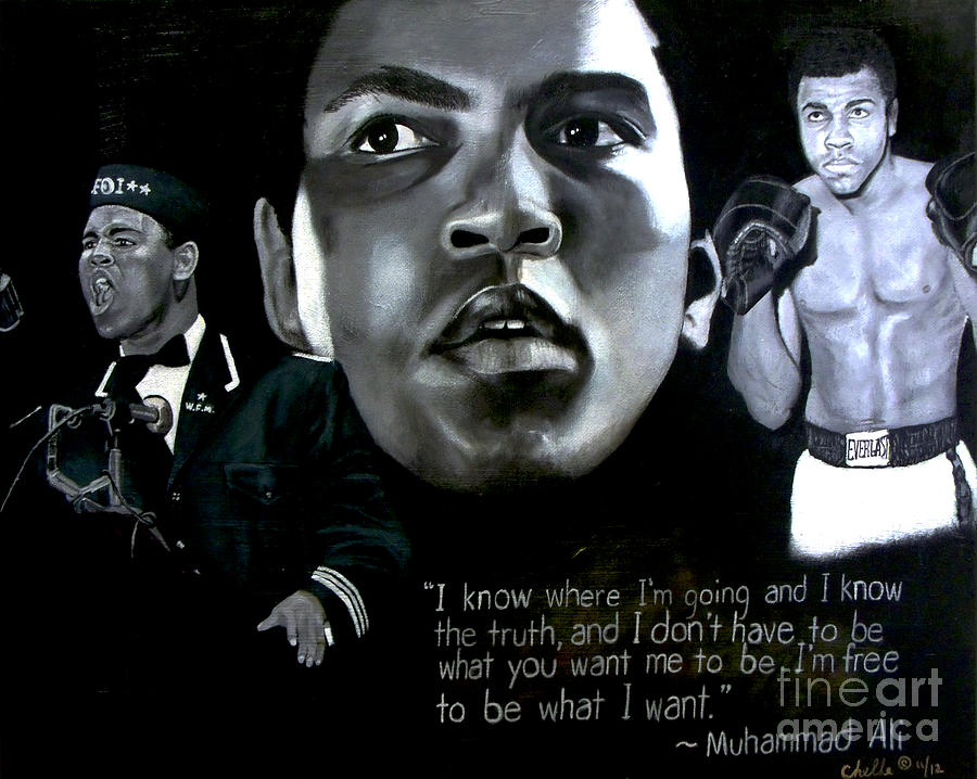 Muhammad Ali Painting by Michelle Brantley