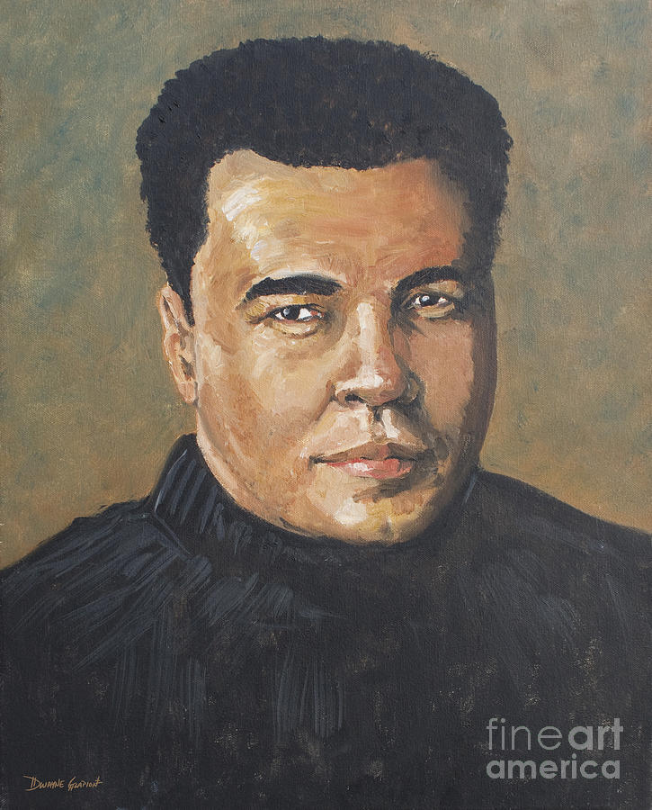 Muhammad Ali/The Greatest Painting by Dwayne Glapion
