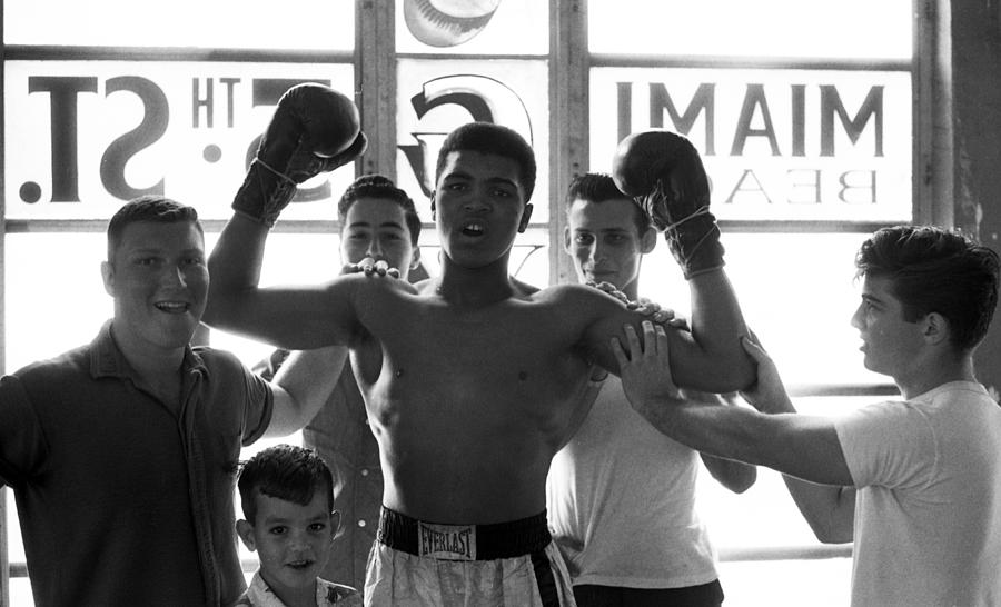 Vintage Photograph - Muhammad Ali Raising Arms by Retro Images Archive