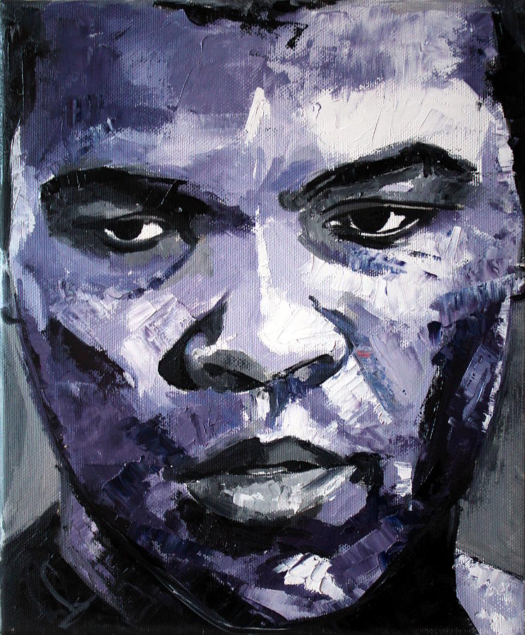 Abstract Painting - Muhammad Ali by Richard Day
