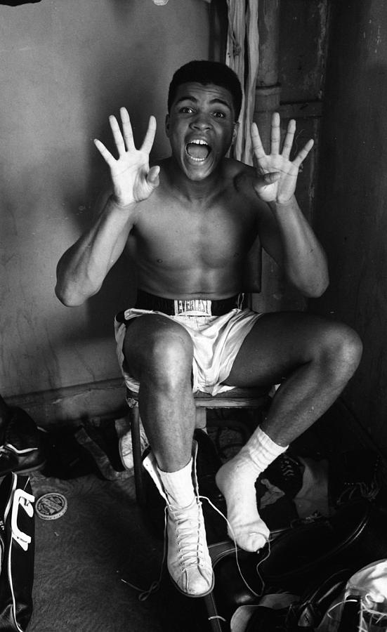 Marvin Newman Photograph - Muhammad Ali Showing Off  by Retro Images Archive