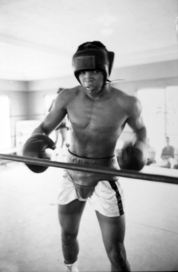 Vintage Photograph - Muhammad Ali Training Inside Ring by Retro Images Archive