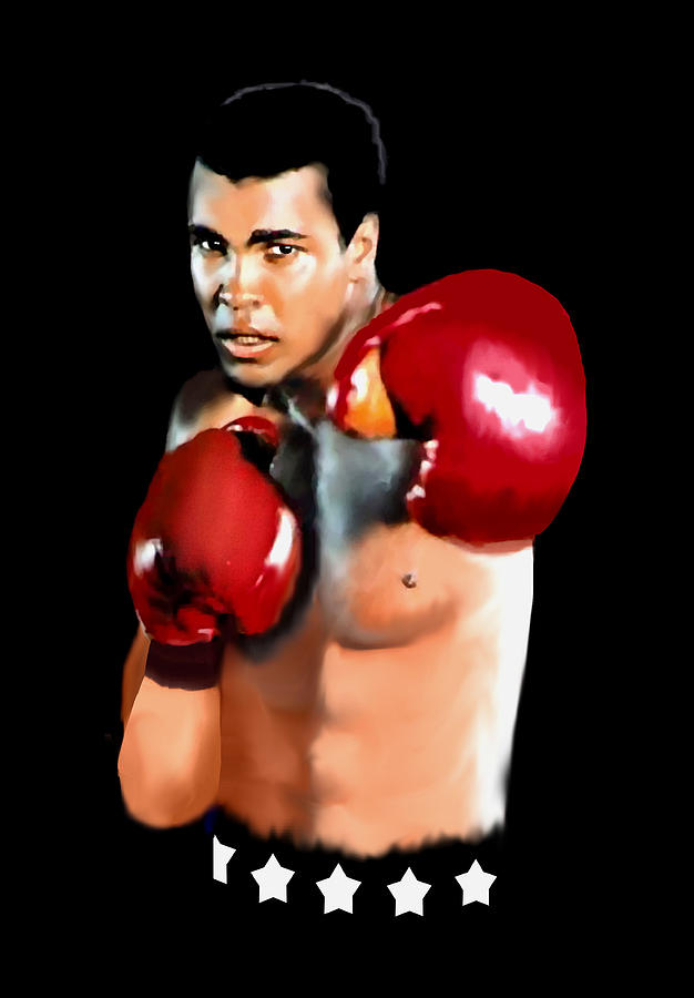 Muhammed Ali Painting by Jann Paxton