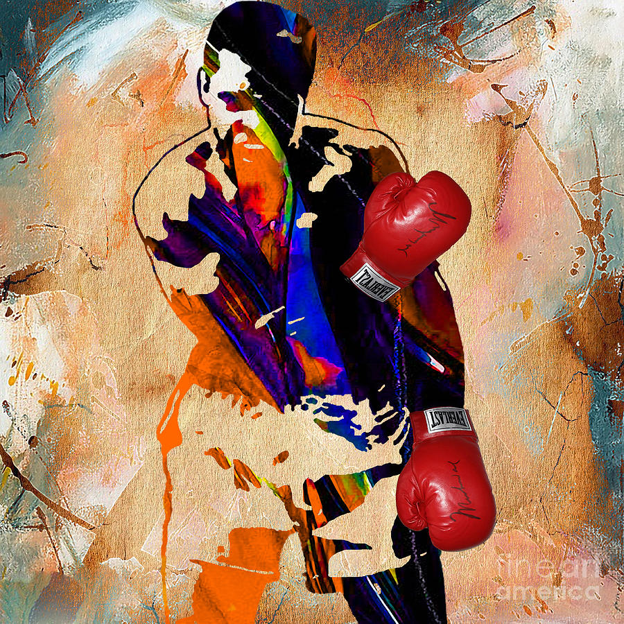 Cool Mixed Media - Muhammad Ali The Greatest by Marvin Blaine