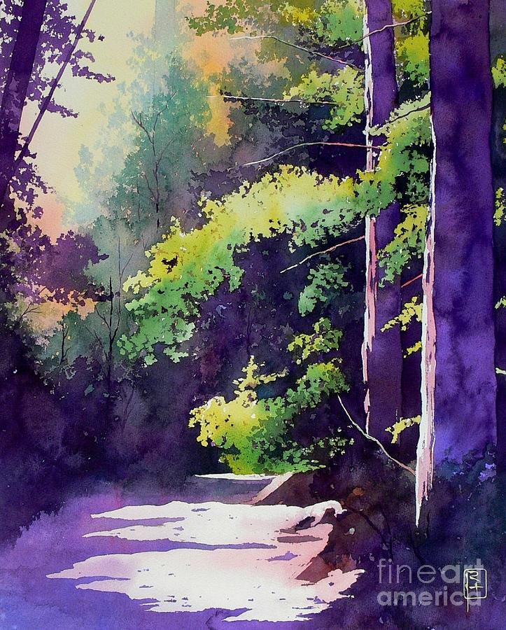 Tree Painting - Muir Woods by Robert Hooper