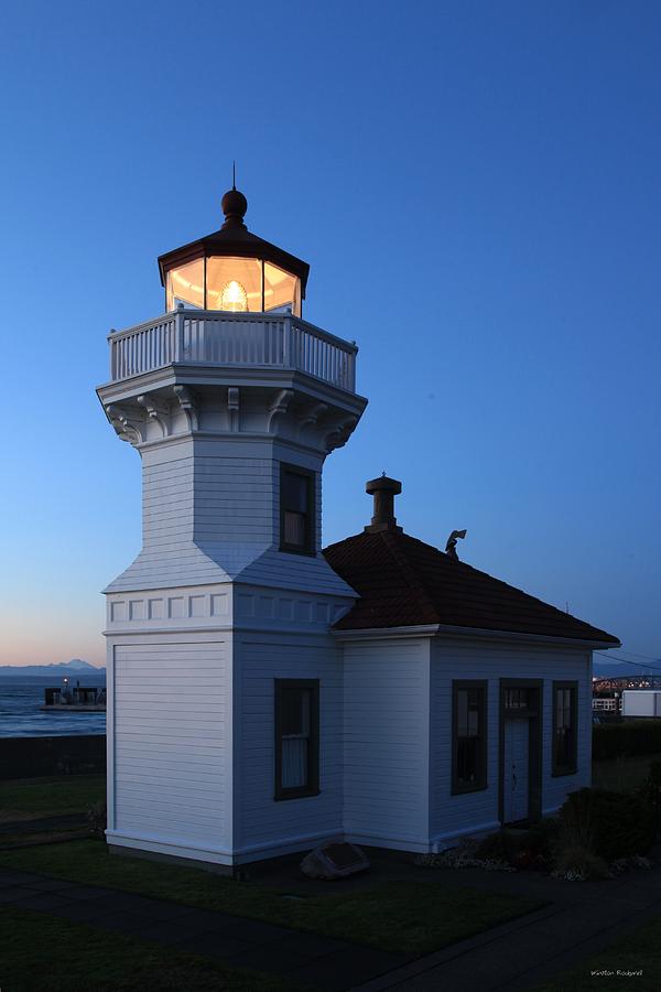 Lighthouse Photograph - Mukilteo Light by Winston Rockwell