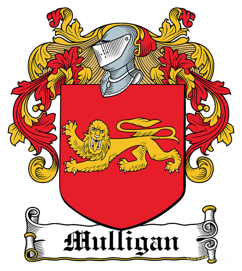 Mulligan Coat of Arms Irish Digital Art by Heraldry - Pixels