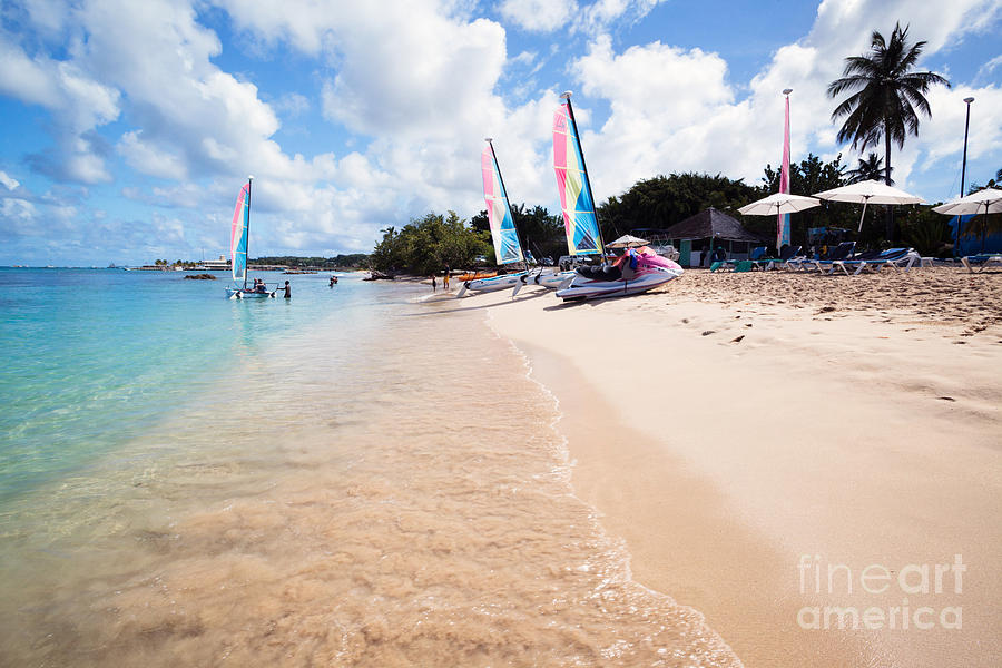 Mullins bay beach in the Barbados - Caribbean Photograph by Matteo Colombo
