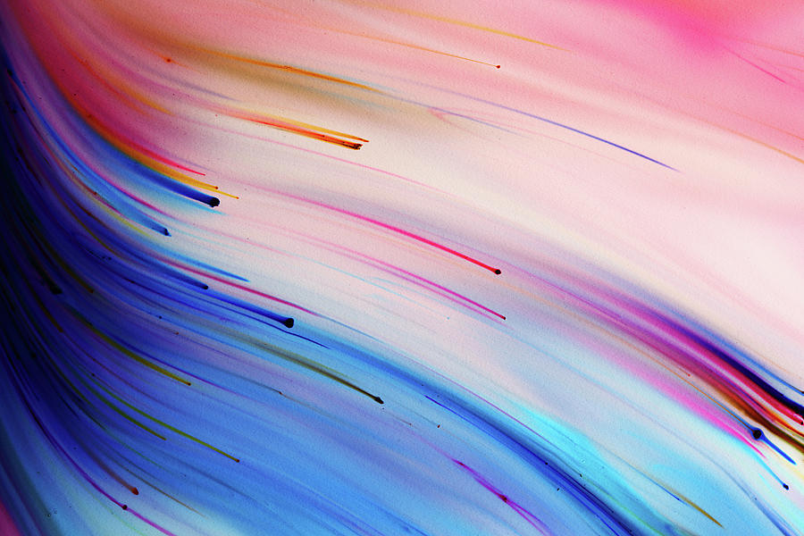 Multi Color Dyes Exploding In Liquid Photograph by Mimi  Haddon