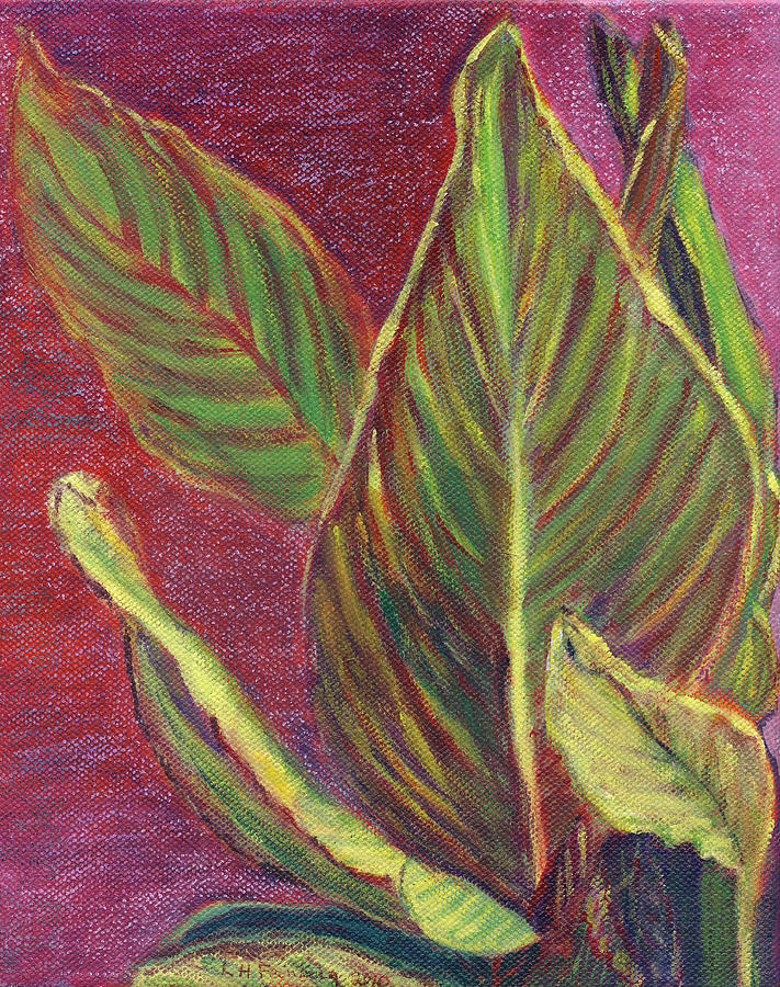 Multicolor Leaves Painting by Linda Feinberg
