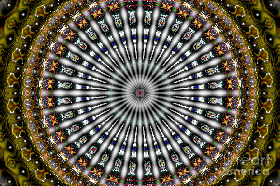 Multicolor Mandala Digital Art