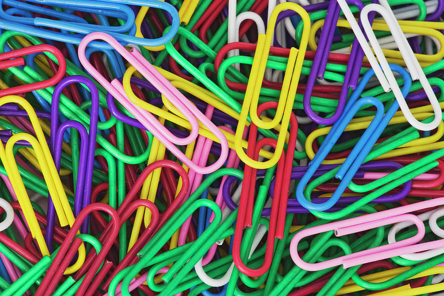 Multicolored Paper Clips Photograph by Jaynes Gallery - Fine Art America