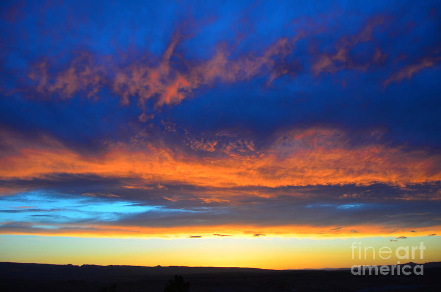 Multicolored Sunset Photograph by Debra Thompson