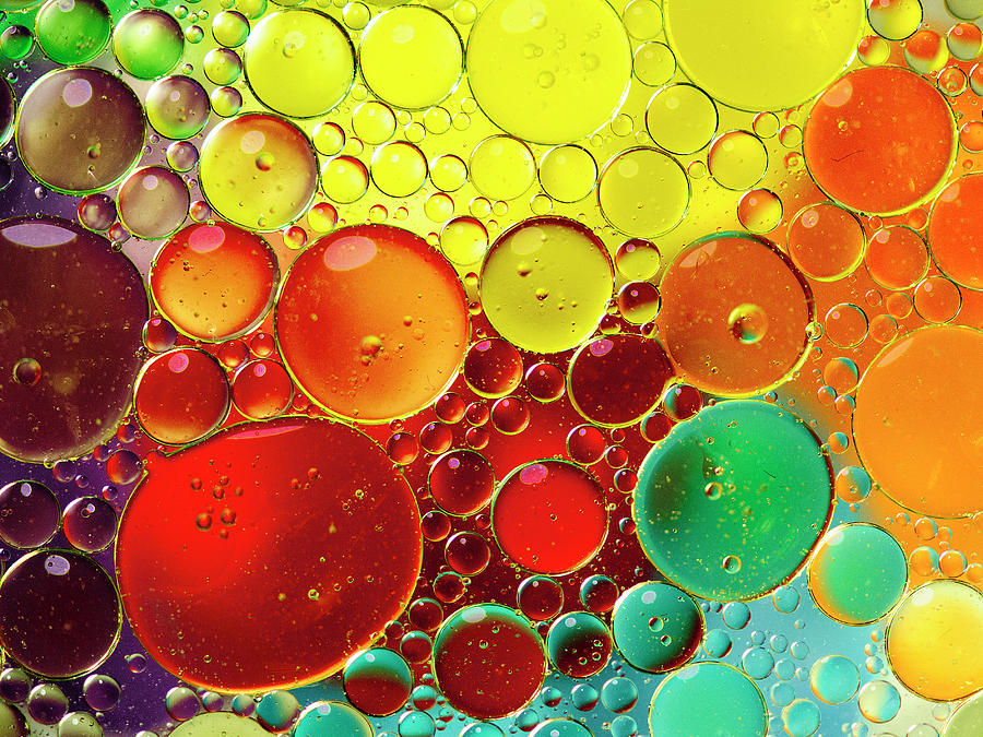 Multicoloured Bubbles Photograph by Photo By Ramón M. Covelo