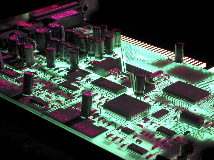 Multilayer Circuit Board Photograph by Clouds Hill Imaging Ltd/science Photo Library