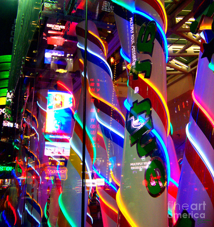 Times Square Photograph - Multiply Your Possibilities by Jeff Breiman