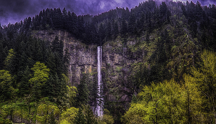 Waterfall Photograph - Multnomah Falls by Colby Drake