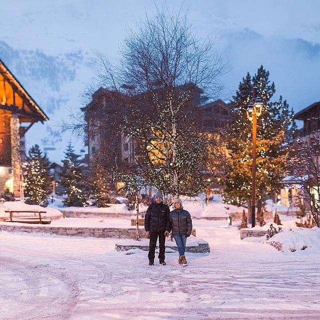 5dmkiii Photograph - Mum And Dad In Val Disere, Snowy by Zoe Campbell