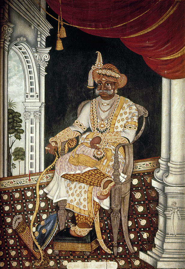 Mummadi Krishnaraja Wadiyar 1794 1868 Painting By Granger Fine Art