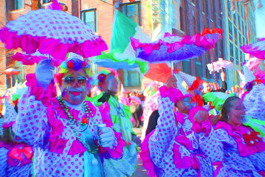 Mummer Pink Ruffles Photograph by Alice Gipson