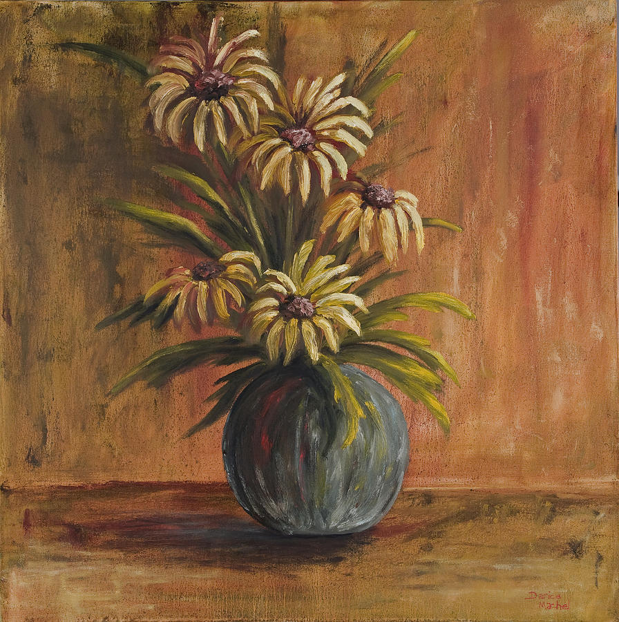 Mums For Mom Painting by Darice Machel McGuire