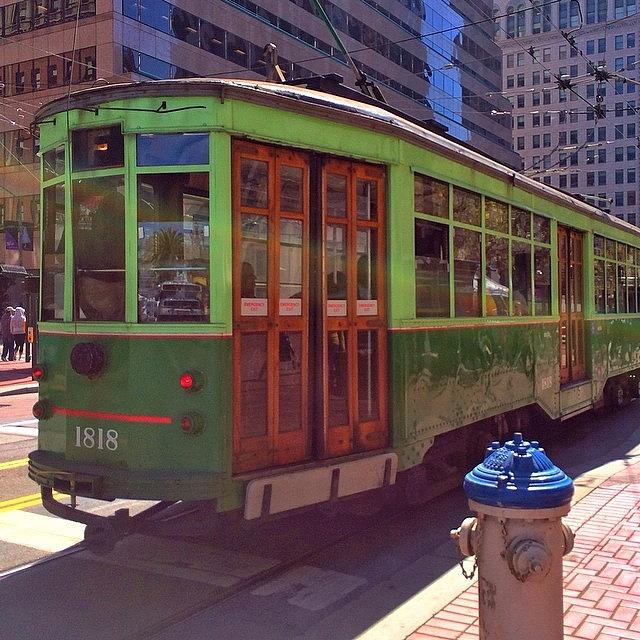 Muni Trolley In San Francisco Photograph by Karen Winokan
