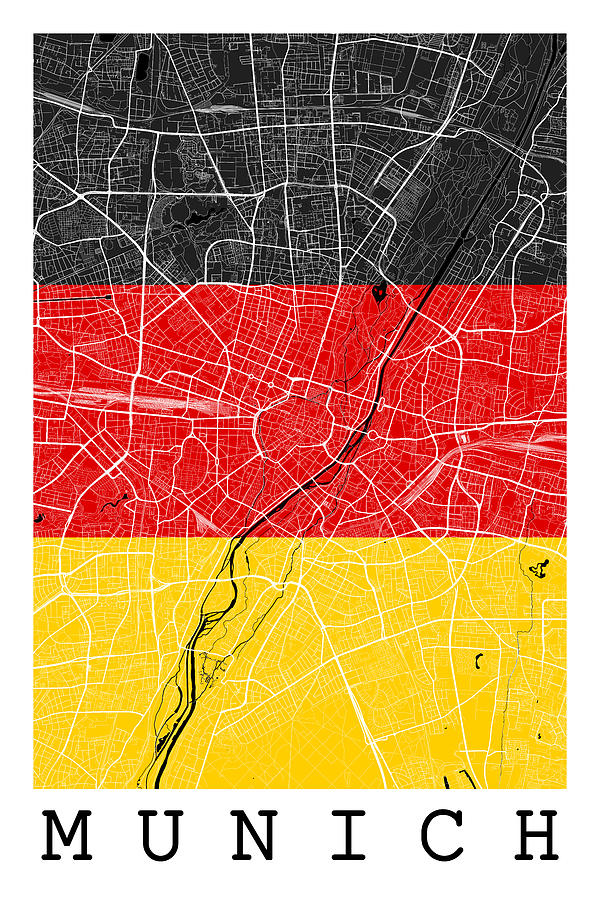 Street map Munich Munchen Germany pdf