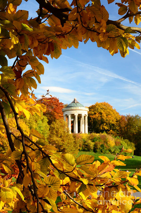 Munichs English Garden in the Autumn Photograph by Sabine Jacobs