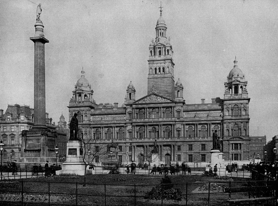 Municipal Building Glasgow Scotland 1890 photo Photograph by Antique ...