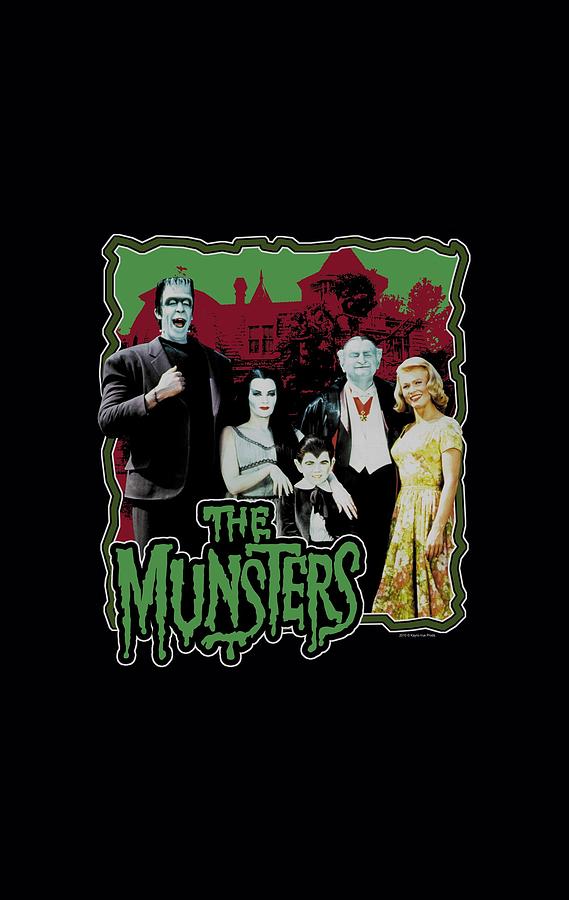 Munsters Digital Art - Munsters - Normal Family by Brand A