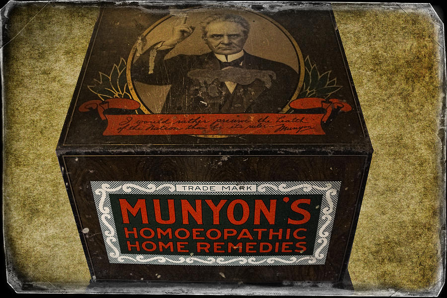 Munyons Homoeopathic Home Remedies Photograph by Priscilla Burgers