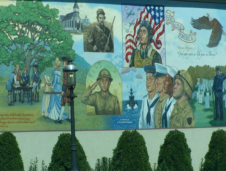 Mural In Memory Of Photograph by Lila Mattison