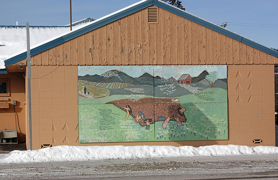 Mural In Whitefish Photograph
