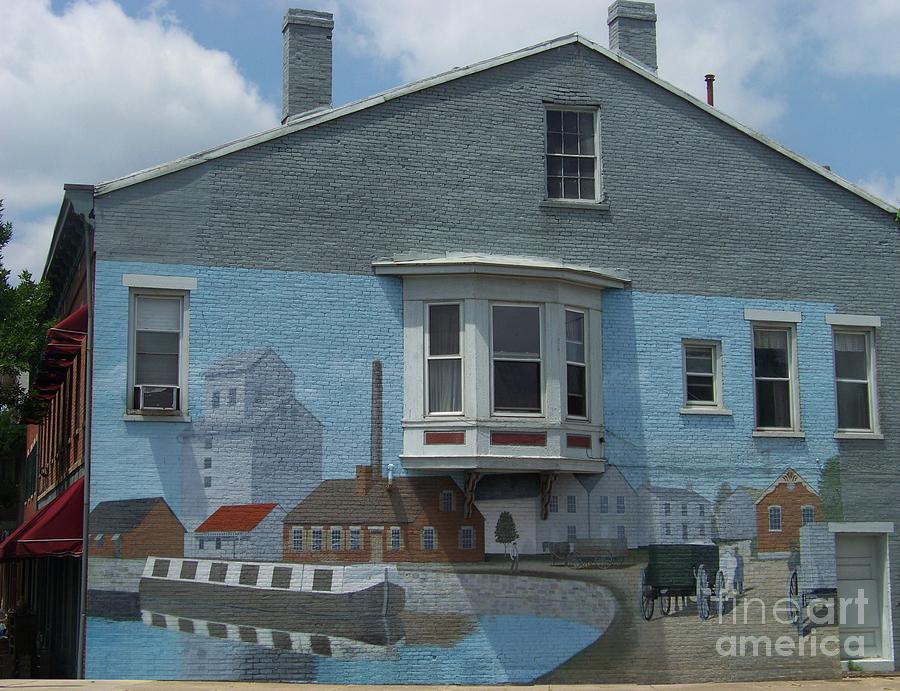 Mural - Ohio Erie Canal Photograph by Charles Robinson