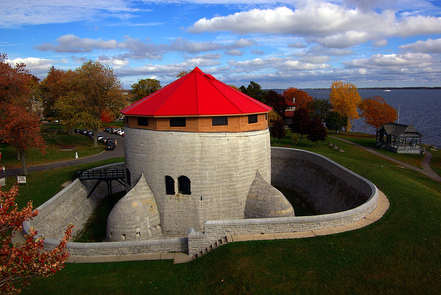 Aerial Photograph - Murney Tower From The Top by Paul Wash