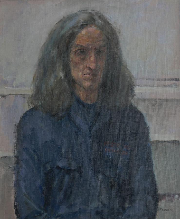 Portrait Photograph - Murray, 2008 Oil On Canvas by Pat Maclaurin