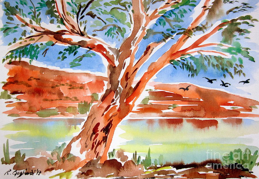 Murray River Australia Painting by Roberto Gagliardi