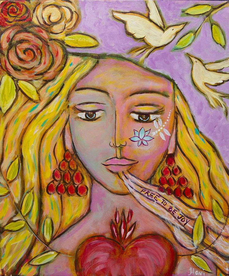 Flower Painting - Muse by Havi Mandell