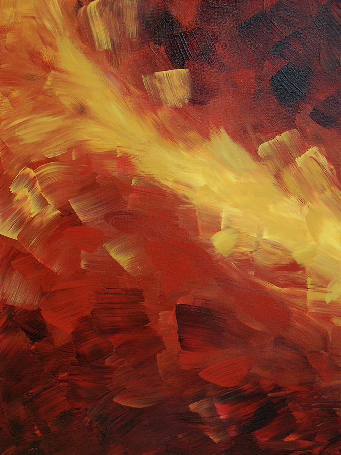 Muse In The Fire 1 Painting by Sharon Cummings