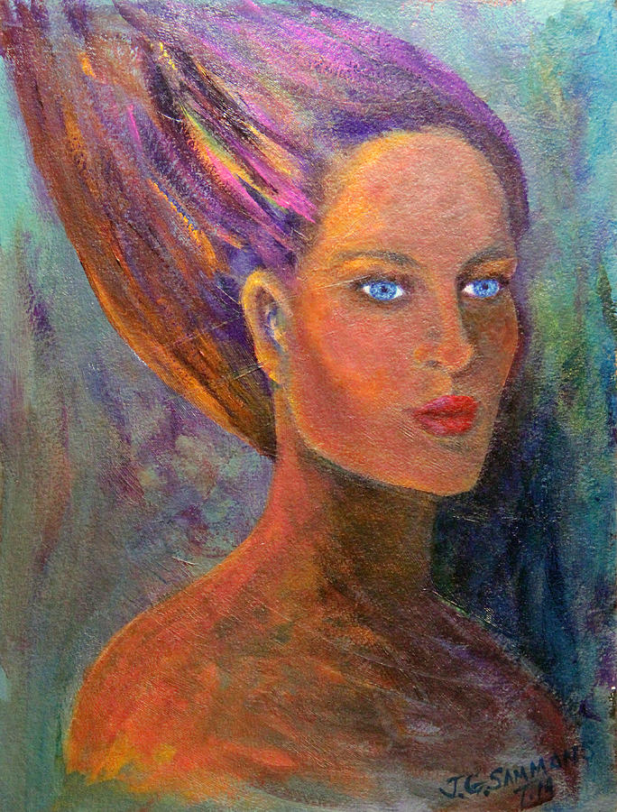 Muse Painting by Janet Greer Sammons