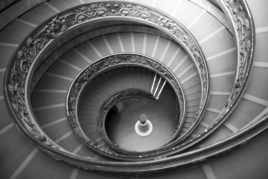 Musei Vaticani stairs Photograph by Nathan Rupert
