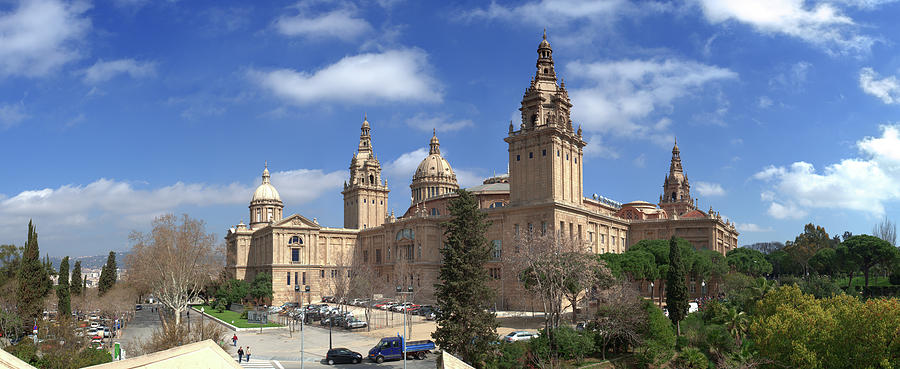 Museu Nacional Dart De Catalunya Photograph by Panoramic Images