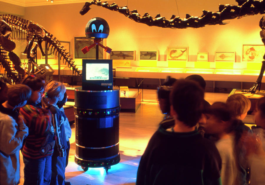 Museum Guide Robot Photograph by Peter Menzel/science Photo Library
