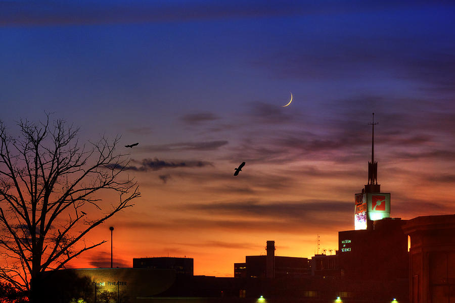 Museum Of Science Sunset - Boston Photograph by Joann Vitali