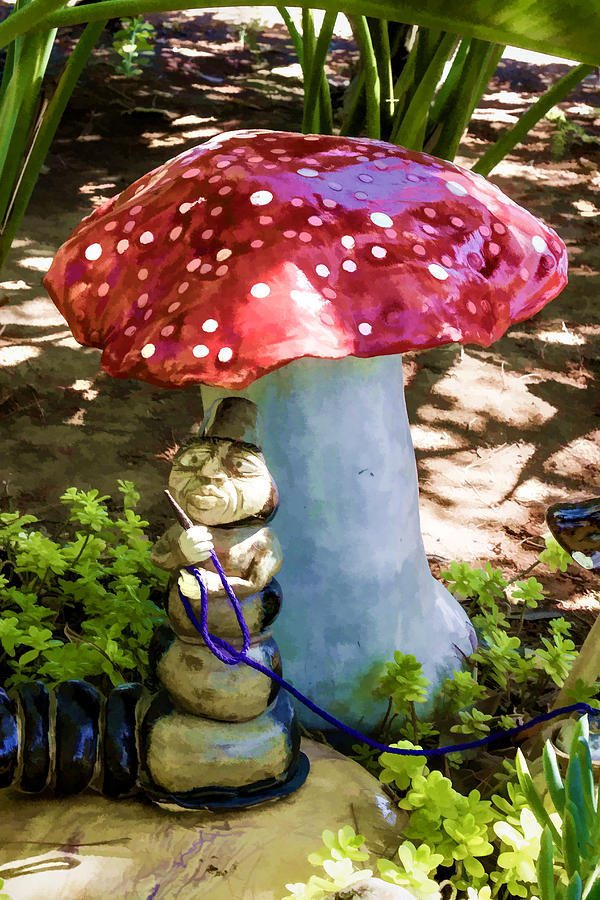 Mushroom Man Digital Art by Photographic Art by Russel Ray Photos