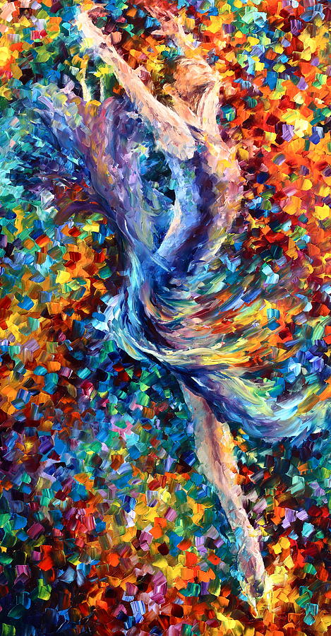 Music Flight Painting by Leonid Afremov